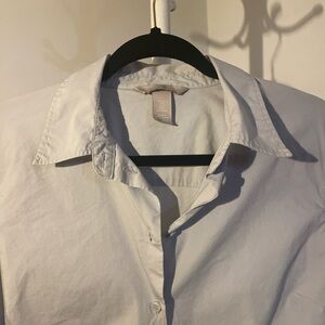 H&M Light Blue Casual Button Down Shirt